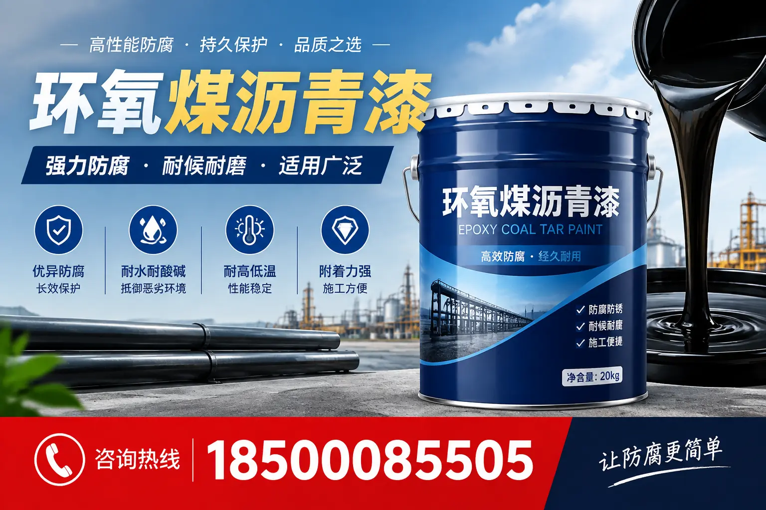 环氧煤沥青漆在不同气候条件下的表现分析，胡杨河适用性